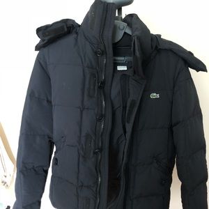 Mens lacoste winter coats Clearance